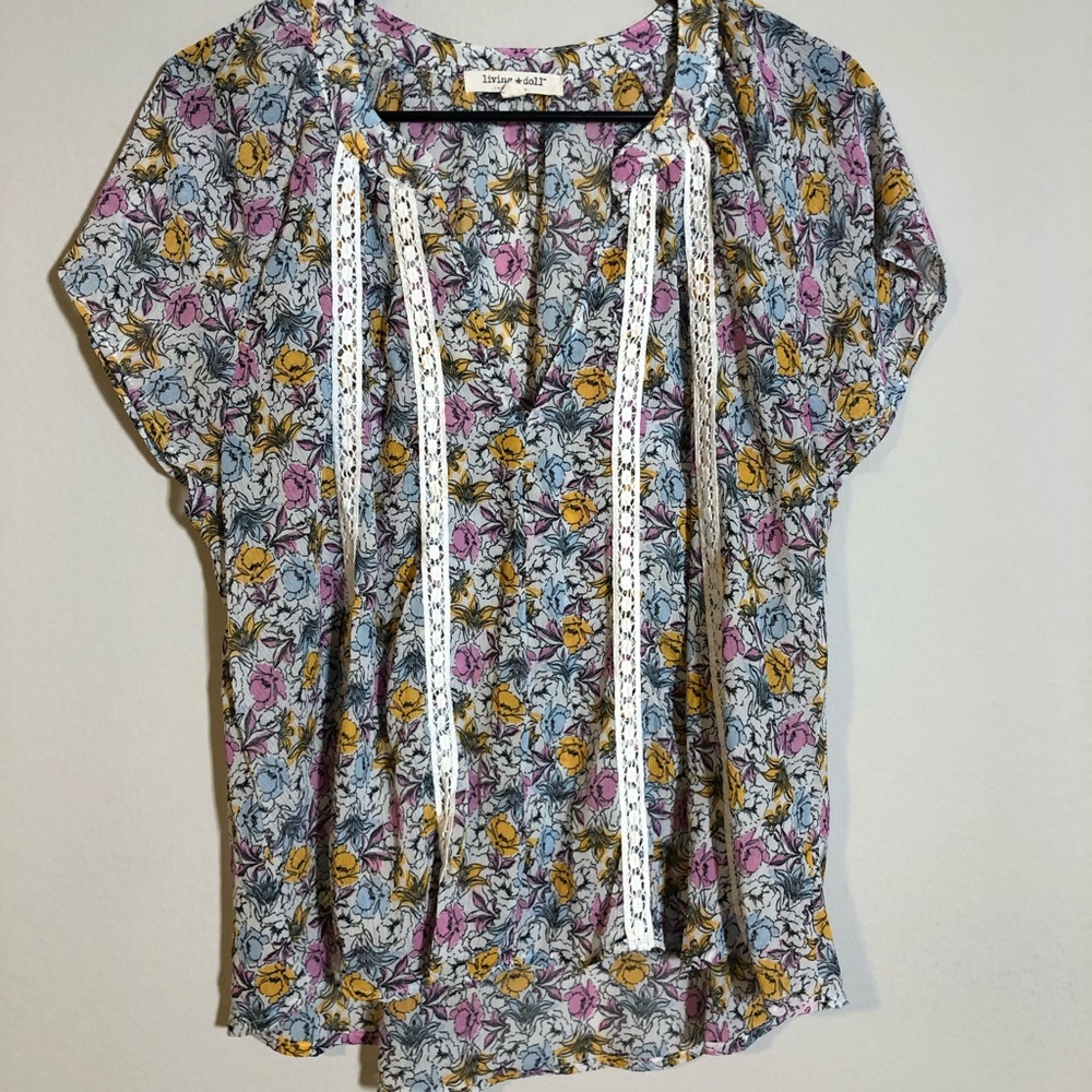Sheer Flowy Top
